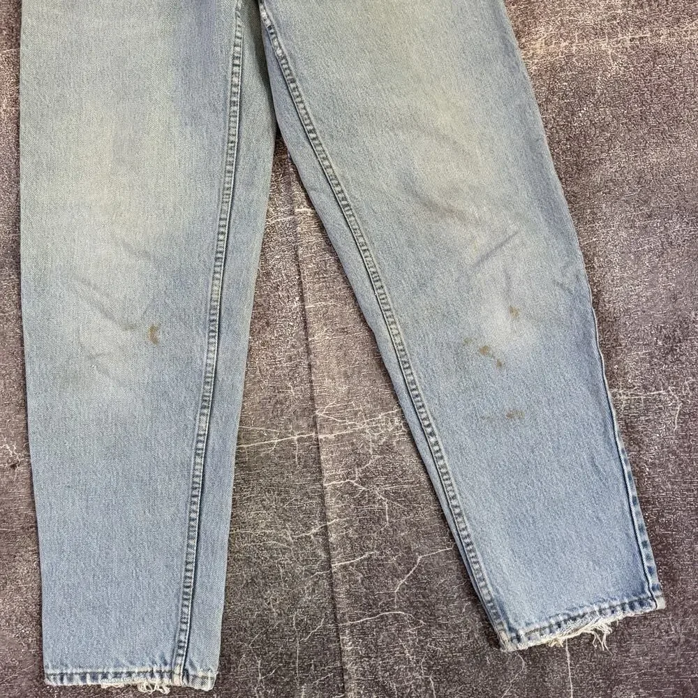 Men's Vintage 90's Levi's Light Blue 560 Loose Fit Tapered Leg Jeans Sz 29 X 32